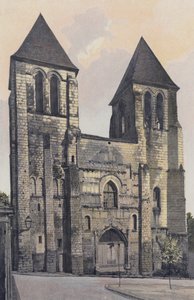 Chinon, Chiesa Saint-Mexme, Facciata O (Scuola) da French Photographer