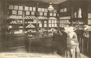 Negozio di cioccolato, 92 Rue Denfert-Rochereau, Parigi da French Photographer