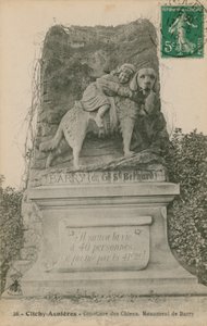 Cimitero dei Cani a Clichy-Asnieres. Monumento di Barry da French Photographer