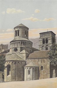 Cruas, chiesa, insieme nord-est da French Photographer