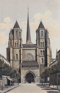 Dijon, Cattedrale di Saint-Benigne, Facciata O da French Photographer