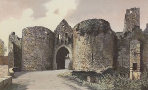 Domme, Porta delle Torri e resti delle mura da French Photographer