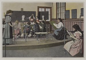 Lezione di disegno al Lycée Racine, Parigi da French Photographer