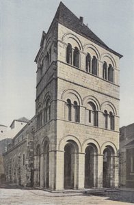 Ebreuil, Chiesa, Insieme nord-ovest da French Photographer