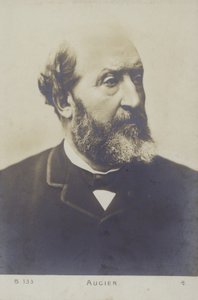 Emile Augier (1820-1889), drammaturgo francese da French Photographer