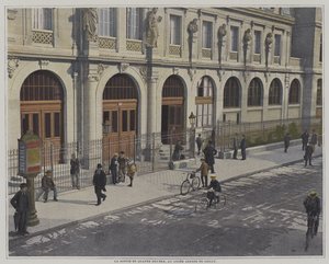 Fine della giornata scolastica alle quattro, Lycee Janson de Sailly, Parigi da French Photographer