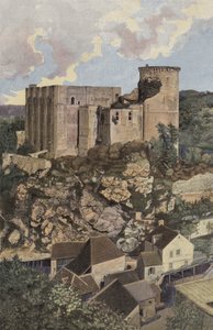 Falaise, Il Castello, Vista presa dal monte Mirat da French Photographer
