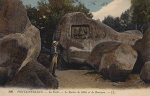 Fontainebleu, La Foresta, La Roccia di Milet e di Rousseau