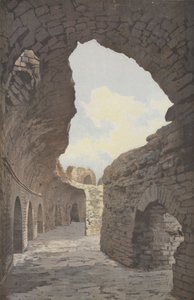 Fréjus, Anfiteatro, vista interna di una galleria da French Photographer