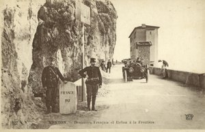 Confine franco-italiano, Mentone da French Photographer