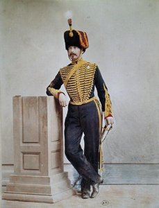 Soldato francese al tempo del Secondo Impero da French Photographer