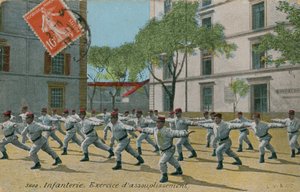Fanteria francese in esercitazione da French Photographer