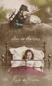 Gioco del ragazzo e sogno della ragazza