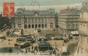 Gare St Lazare e Cour de Rome, Parigi da French Photographer