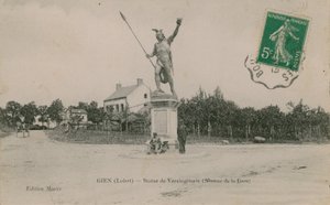 Gien (Loiret), Statua di Vercingetorige
