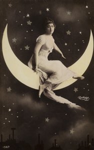 Ragazza sulla luna da French Photographer