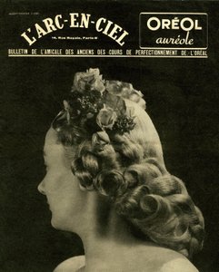 Acconciatura e tintura in Francia nel periodo immediatamente post-bellico; copertina di 