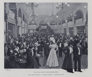 Sala delle Folies Bergère, Parigi, durante un intervallo da French Photographer