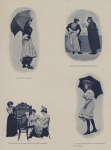 Illustrazione per Petites Parisiennes (cioè giovani lavoratrici a Parigi) da French Photographer