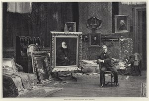 Jean-Joseph Benjamin-Constant nel suo atelier da French Photographer