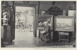 Jean-Leon Gerome nel suo atelier
