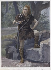 Jean de Reszke nel ruolo di Siegfried