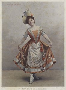 Juliette Simon-Girard come Clairette in La Fille de Madame Angot