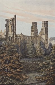 Jumieges, Antica abbazia, Insieme N E da French Photographer
