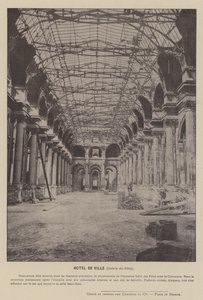 La Comune di Parigi, Hotel de Ville, Galleria delle Feste da French Photographer