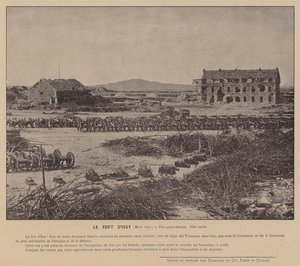 La Comune di Parigi, Il Forte di Issy, Marzo 1871, Vista panoramica, Lato ovest