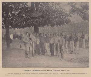 La Comune di Parigi, Il Giardino del Lussemburgo Occupato dalla Cavalleria Versagliese