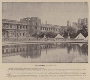 Le Tuileries, vista dal giardino
