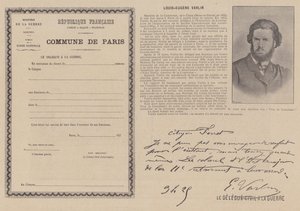 La Comune di Parigi, Louis-Eugene Varlin da French Photographer