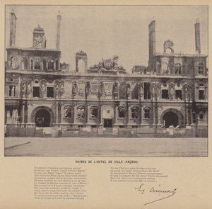 La Comune di Parigi, Rovine dell