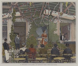 La Romance Populaire al Pavillon Rose, Point-du-Jour, Parigi da French Photographer