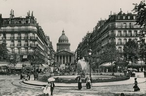 La Rue Soufflot et le Pantheon da French Photographer