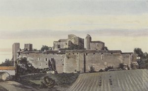 Larressingle, Rovine del Castello dei Vescovi di Condom da French Photographer