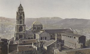 Le Puy, cattedrale e chiostro, insieme sud da French Photographer