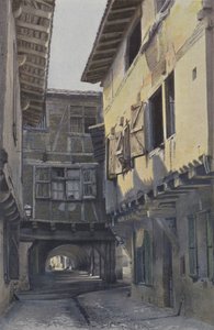 Lisle-sur-Tarn, Ingresso della Grande Piazza da French Photographer