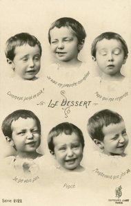 Bambino che fa smorfie da French Photographer
