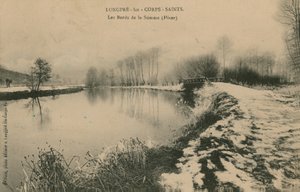 Longpre-les-Corps-Saints - le rive della Somme in inverno da French Photographer