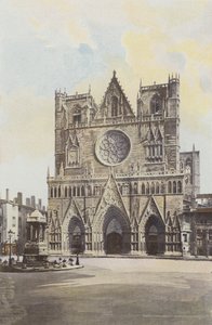 Lione, Cattedrale di San Giovanni, Facciata Ovest da French Photographer