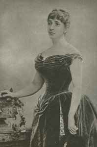 Madame Marguerite De Bonnemain, amante del Generale Boulanger (foto b/n) da French Photographer