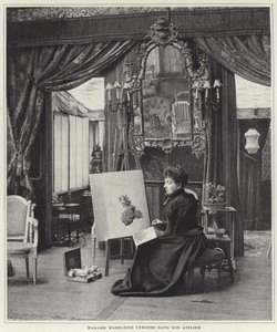 Madeleine Lemaire nel suo atelier da French Photographer