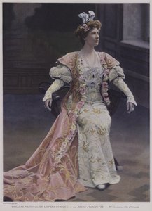 Mary Garden come Orlanda in La Reine Fiammette da French Photographer