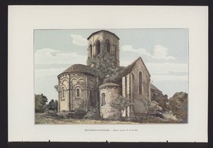 Mouthiers-sur-Boeme, Chiesa, facciata nord e abside da French Photographer