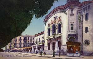 Teatro Municipale, Tunisi, Tunisia da French Photographer