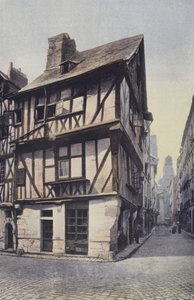Nantes, Vecchie case, rue de la Juiverie da French Photographer
