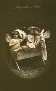Cartolina di Natale della Natività da French Photographer