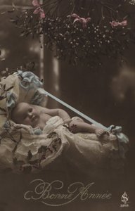 Biglietto di Capodanno con bambino